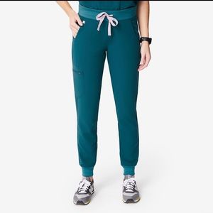 💙 FIGS XS Zamora Joggers in Caribbean Blue NWT